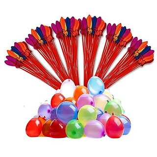 DealBindaas Quick Magic Balloon For Holi Water Balloons Crazy Quick Fill in 60 Seconds Set of 6 with 1 Universal tap Adapter (222 Balloons) Mix Color