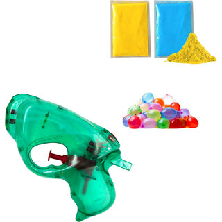 Dealbindaas Transparent Shape Holi Pichkari Water Gun Non Pressure For Small Kids Gt01 Water Gun