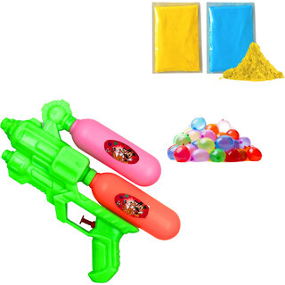 Dealbindaas New Blaster Gun Shape Holi Pichkari Water Gun Non Pressure For Small Kids Gt021 Water Gun