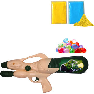 Dealbindaas High-Pressure Holi Pichakaree Water Gun, Easy To Hold In Kids Hands & Non-Toxic Water Gun