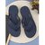 Wellmax Men Traditional Lightweight and Comfortable Slippers (Navy Blue)