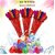 DealBindaas Crazy Magic Balloon For Holi Water Balloons No Need to Tie Knot Quick Fill in 60 Seconds Set of 3 with 1 Universal Tap Adapter 111 Balloons Mix Color