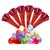 DealBindaas Quick Magic Balloon For Holi Water Balloons Crazy Quick Fill in 60 Seconds Set of 6 with 1 Universal tap Adapter (222 Balloons) Mix Color