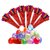 DealBindaas Quick Magic Balloon For Holi Water Balloons Crazy Quick Fill in 60 Seconds Set of 6 with 1 Universal tap Adapter (222 Balloons) Mix Color