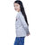 Kid Kupboard Cotton Girls Sweatshirt, Light Grey, Full-Sleeves, 9-10 Years KIDS8241