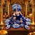 Tiny Shiny Laddu Gopal Poshak Thakur Ji Dress Heavy Designer Dress for Kanha Ji Fancy Dress(Size-1 , Inch-5)