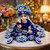 Tiny Shiny Laddu Gopal Poshak Thakur Ji Dress Heavy Designer Dress for Kanha Ji Fancy Dress(Size-4 , Inch-8)
