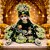 Tiny Shiny Laddu Gopal Poshak Thakur Ji Dress Heavy Designer Dress for Kanha Ji Fancy Dress(Size-1 , Inch-5)