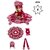 Tiny Shiny Laddu Gopal Poshak Thakur Ji Dress Heavy Designer Dress for Kanha Ji Fancy Dress(Size-4 , Inch-8)