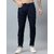 Meghz Dark Blue Slim Fit Mid Rise Ankle Length Jeans