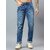 Meghz Light Blue Slim Fit Mid Rise Ankle Length Jeans