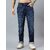 Meghz Dark Blue Slim Fit Mid Rise Ankle Length Jeans