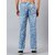 Meghz Light Blue Slim Fit Mid Rise Ankle Length Jeans