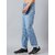 Meghz Light Blue Slim Fit Mid Rise Ankle Length Jeans
