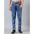 Meghz Blue Slim Fit Mid Rise Ankle Length Jeans