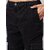 Men's Black Cargo Pants with Multiple Pockets, Straight Fit, Casual Utility Trousers