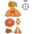 Tiny Shiny Laddu Gopal Poshak Thakur Ji Dress Heavy Designer Dress for Kanha Ji Fancy Dress(Size-3 , Inch-7)