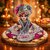 Tiny Shiny Laddu Gopal Poshak Thakur Ji Dress Heavy Designer Dress(Size-6 , Inch-12)