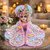 Tiny Shiny Laddu Gopal Poshak Thakur Ji Dress Heavy Designer Dress(Size-5 , Inch-10)