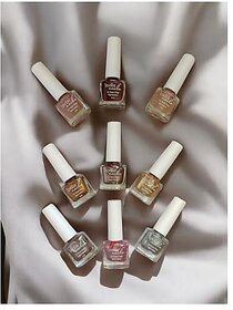 Nail Polish Set for Women | 12-Free Vegan Cruelty-Free Quick Dry Long Lasting High Gloss Chip Resistant | Nail Paint Combo Set for Women | Set of 9 Shine Theory