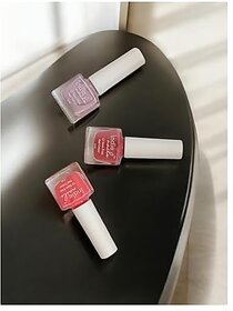 Nail Polish Set for Women | Long-Lasting High Shine Nail Paint Combo | Vegan and Cruelty-Free | 3 Bright Vibrant Shades | Quick Dry Nail Polish Set (Pastel Hues Pack of 3)