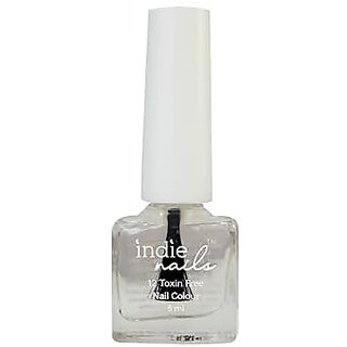 Nail Polish Gloss Top Coat - Transparent Shade | Long-Lasting High-Shine Glossy Finish | Chip-Resistant and Quick-Drying Formula | Vegan and 12-Free Nail Paint | Professional-Quality Manicure 5ml