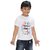 Kaku Fancy Dresses Printed White Holi T-Shirt for Boys & Girls | White Tshirt for Holi | Colorful Holi Tshirt