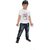 Kaku Fancy Dresses Printed White Holi T-Shirt for Boys & Girls | White Tshirt for Holi | Colorful Holi Tshirt