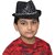 Kaku Fancy Dresses Net Hat Accesory -Black, Free Size, For Boys & Girls