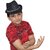 Kaku Fancy Dresses Net Hat Accesory -Black, Free Size, For Boys & Girls