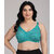 ZIVOK Women Full Coverage Lightly Padded Bra (Green)