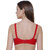 ZIVOK (Pack of 3) Women Full Coverage Lightly Padded Bra (Red, Pink)