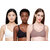 ZIVOK (Pack of 3) Women Full Coverage Non Padded Bra (Multicolor)