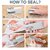 Portable Food Bag Sealer with Cutter & Magnet - Mini Sealing Machine for Snacks & Travel (Black)