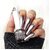 Nail Polish Outer Space - Metallic Silver Shade Chrome Finish Long-Lasting High-Shine Finish | Chip-Resistant and Quick-Drying Formula | Vegan and 12-Free Nail Paint For Women Professional-Quality Manicure 5ml