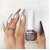Nail Polish Outer Space - Metallic Silver Shade Chrome Finish Long-Lasting High-Shine Finish | Chip-Resistant and Quick-Drying Formula | Vegan and 12-Free Nail Paint For Women Professional-Quality Manicure 5ml