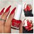 Nail Polish 12-Free Formula Quick Dry Long-Lasting Chip Resistant High Glossy Shine Vegan Made in India Nail Paint For Women 5ml (Blood Rush - Blood Red 5ml)