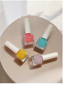 Nail Polish Set for Women | 12-Free Vegan Cruelty-Free Quick Dry Long Lasting High Gloss Chip Resistant | Nail Paint Combo Set for Women | Set of 4 Vibe Check