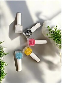 Nail Polish Set for Women  12-Free Vegan Cruelty-Free Quick Dry Long Lasting High Gloss Chip Resistant  Nail Paint Combo Set for Women  Set of 5 Color Me Happy