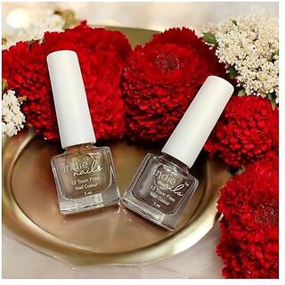 Nail Polish Set for Women | Long-Lasting High Shine Nail Paint Combo | Vegan and Cruelty-Free | 2 Bright Vibrant Shades | Quick Dry Nail Polish Set (Golden Roast Pack of 2)