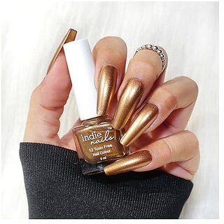 Nail Polish Good As Gold - Metallic Gold Nail Polish Long-Lasting High-Shine Finish | Chip-Resistant and Quick-Drying Formula | Vegan and 12-Free Nail Paint For Women 5ml
