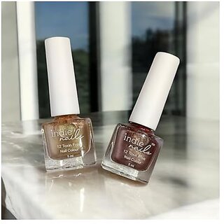 Nail Polish Set for Women  Long-Lasting High Shine Nail Paint Combo  Vegan and Cruelty-Free  2 Bright Vibrant Shades  Quick Dry Nail Polish Set (Bronzed Glow Pack of 2)