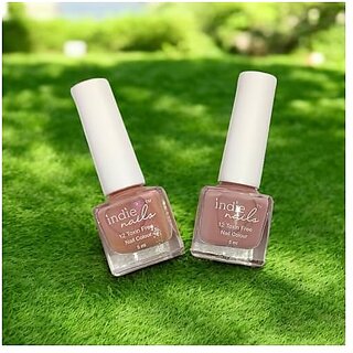 Nail Polish Set for Women  Long-Lasting High Shine Nail Paint Combo  Vegan and Cruelty-Free  3 Bright Vibrant Shades  Quick Dry Nail Polish Set (Shimmer Blush Pack of 2)