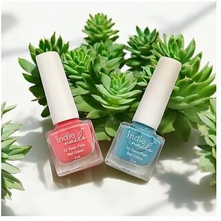 Nail Polish Set for Women  Long-Lasting High Shine Nail Paint Combo  Vegan and Cruelty-Free  3 Bright Vibrant Shades  Quick Dry Nail Polish Set (Bubble Gum Sky Pack of 2)