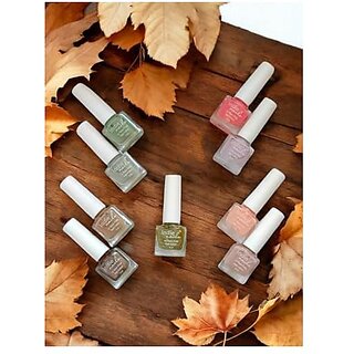 Nail Polish Set for Women  12-Free Vegan Cruelty-Free Quick Dry Long Lasting High Gloss Chip Resistant  Nail Paint Combo Set for Women  Set of 9 The Aesthetic Palette