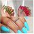 Nail Polish Set for Women | Long-Lasting High Shine Nail Paint Combo | Vegan and Cruelty-Free | 3 Bright Vibrant Shades | Quick Dry Nail Polish Set (Boho Brights Pack of 3)