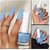 Nail Polish Set for Women | 12-Free Vegan Cruelty-Free Quick Dry Long Lasting High Gloss Chip Resistant | Nail Paint Combo Set for Women | Set of 5 Blush Skies and Greens