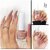 Nail Polish Set for Women | Long-Lasting High Shine Nail Paint Combo | Vegan and Cruelty-Free | 3 Bright Vibrant Shades | Quick Dry Nail Polish Set (Chai aur Coffee Pack of 2)