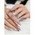 Press On Nails Long Almond Shape 24 Pcs Matte Blue and Pink Leaf Design Fake Nails with Long Lasting Korean Liquid Nail Glue and Nail File  Stick On Nails Art Kit for Women and Girls  Reusable False Nails Extension by Indie Nails