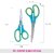 Multipurpose Stainless Steel Scissors with Soft Grip Plastic Handle